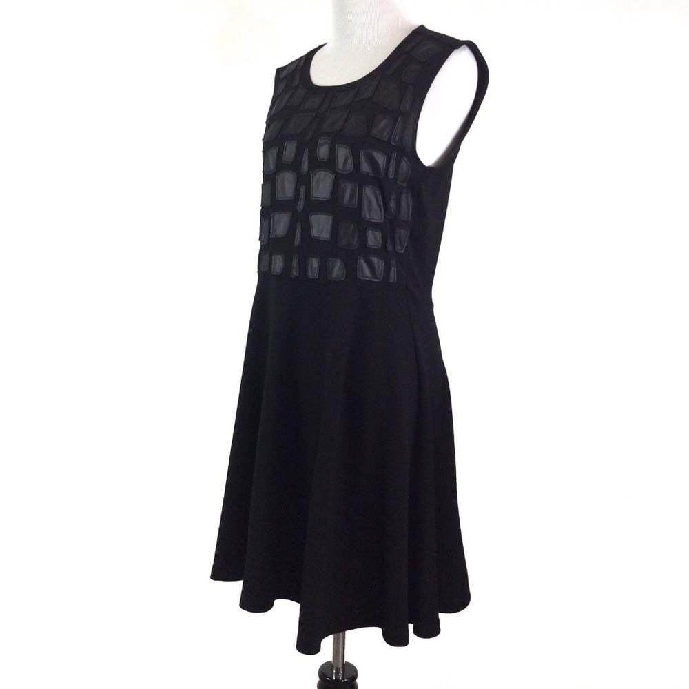 🦋Savida at Dunnes UK Black Tile Keyhole Dress 10 - Picture 3 of 8